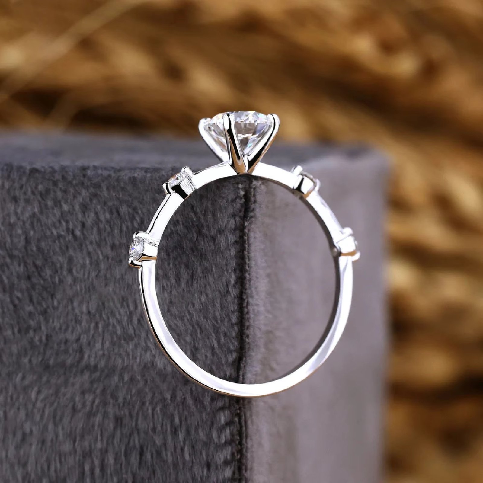 the classic 18k gold igi certified round cut four prong diamond ring from the laboratory is the perfect engagement gift the classic 18k gold igi certified round cut four prong diamond ring from the laboratory is the perfect engagement gift