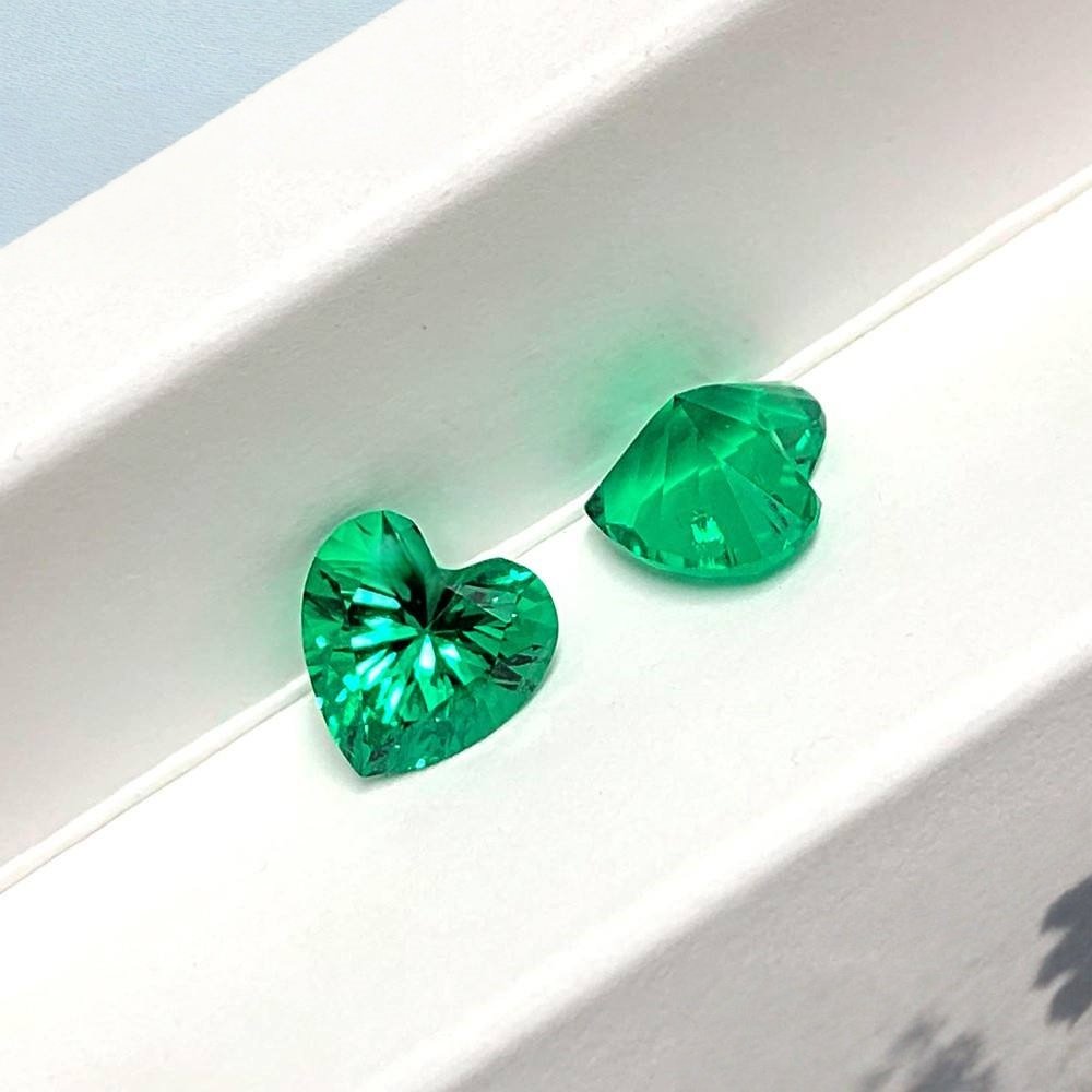 lab created emerald 12345 karat 7a green diamond love color treasure heart shaped pointed emerald lab created emerald 12345 karat 7a green diamond love color treasure heart shaped pointed emerald