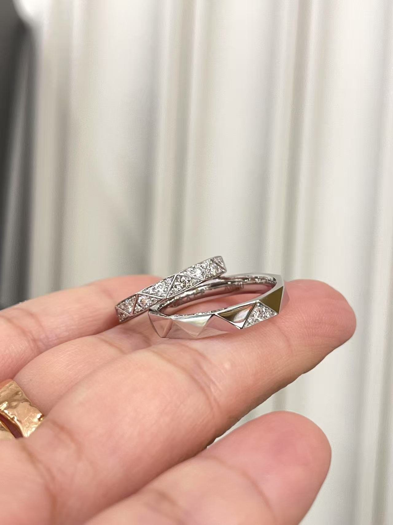 custom 18k gold wedding rings with igi certified lab grown diamonds rings for couple engagement rings custom 18k gold wedding rings with igi certified lab grown diamonds rings for couple engagement rings