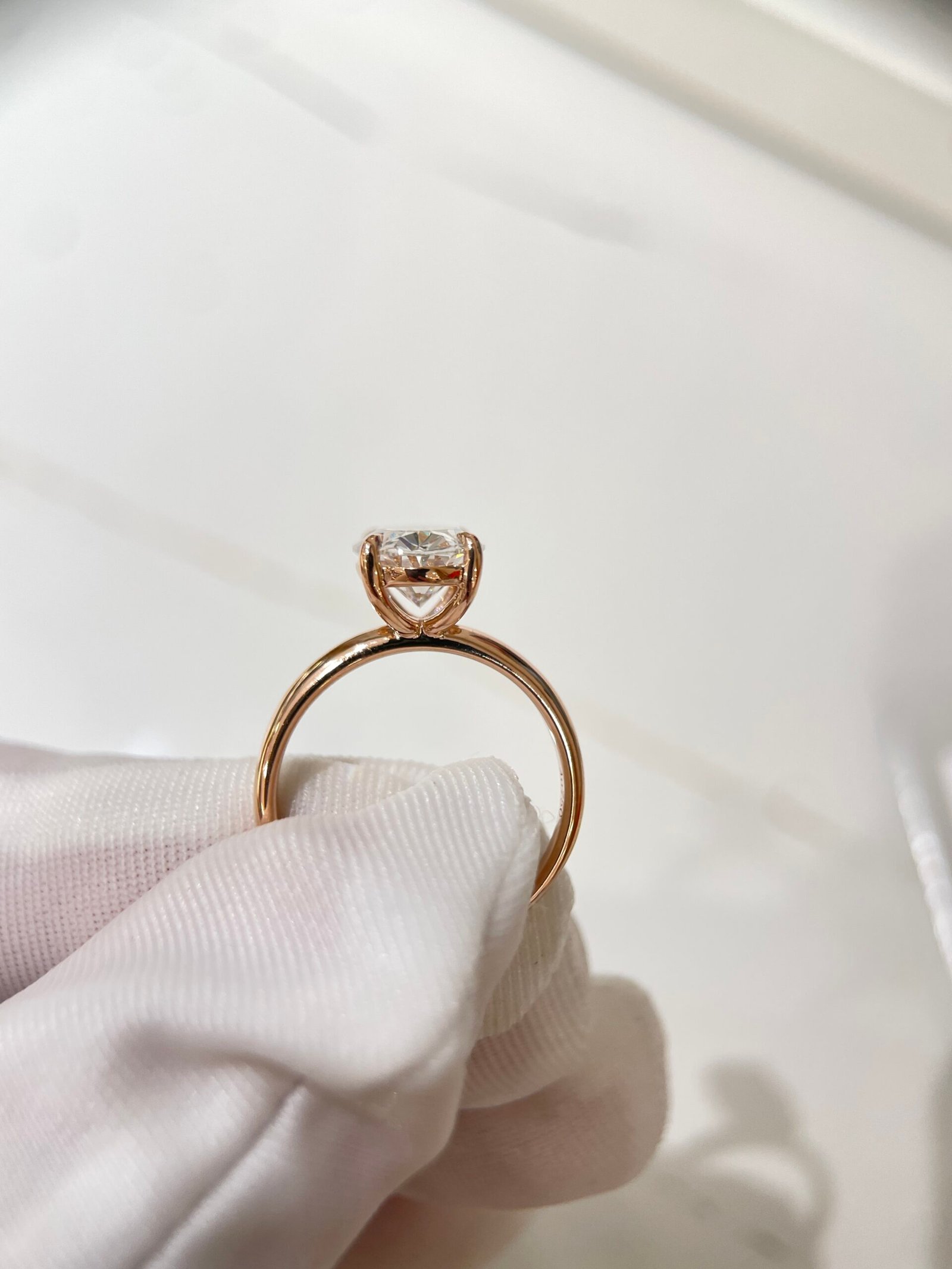 customizable 18k rose gold diamond rings, oval cut diamond rings, classic four prong diamond rings, wedding gifts for women customizable 18k rose gold diamond rings, oval cut diamond rings, classic four prong diamond rings, wedding gifts for women