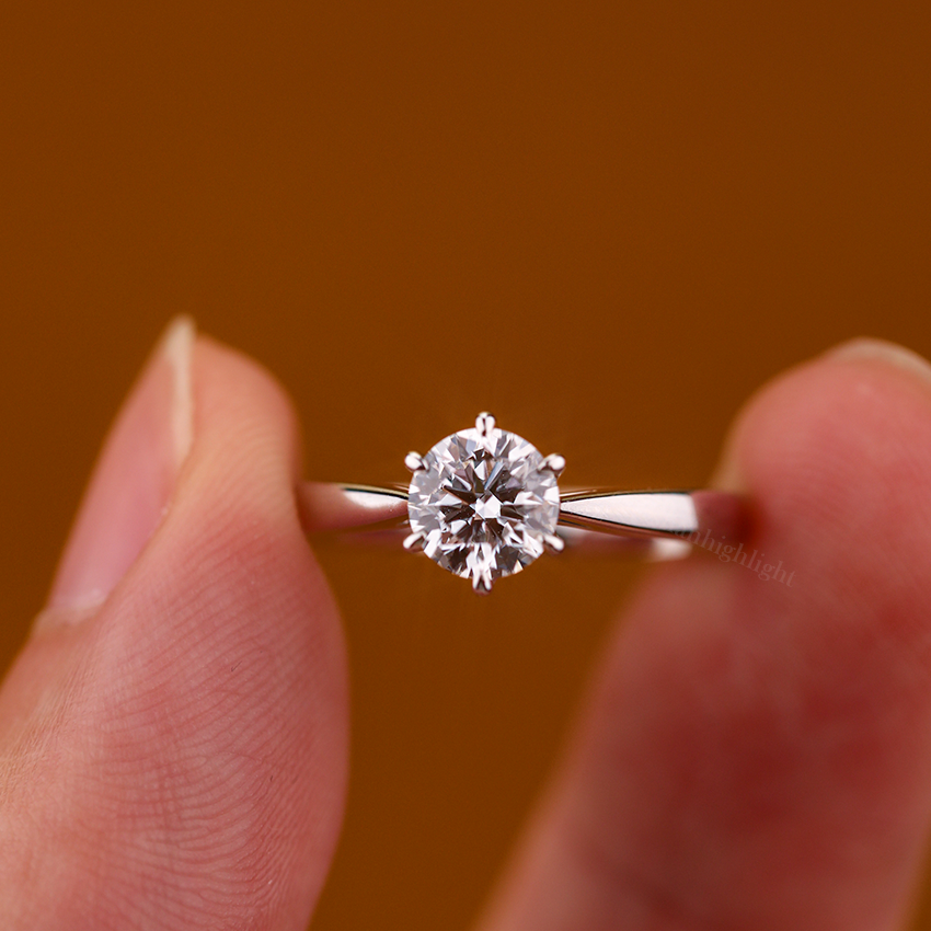 customizable 18k gold laboratory diamond ring, round cut diamond ring for women's wedding, engagement ring for women customizable 18k gold laboratory diamond ring, round cut diamond ring for women's wedding, engagement ring for women