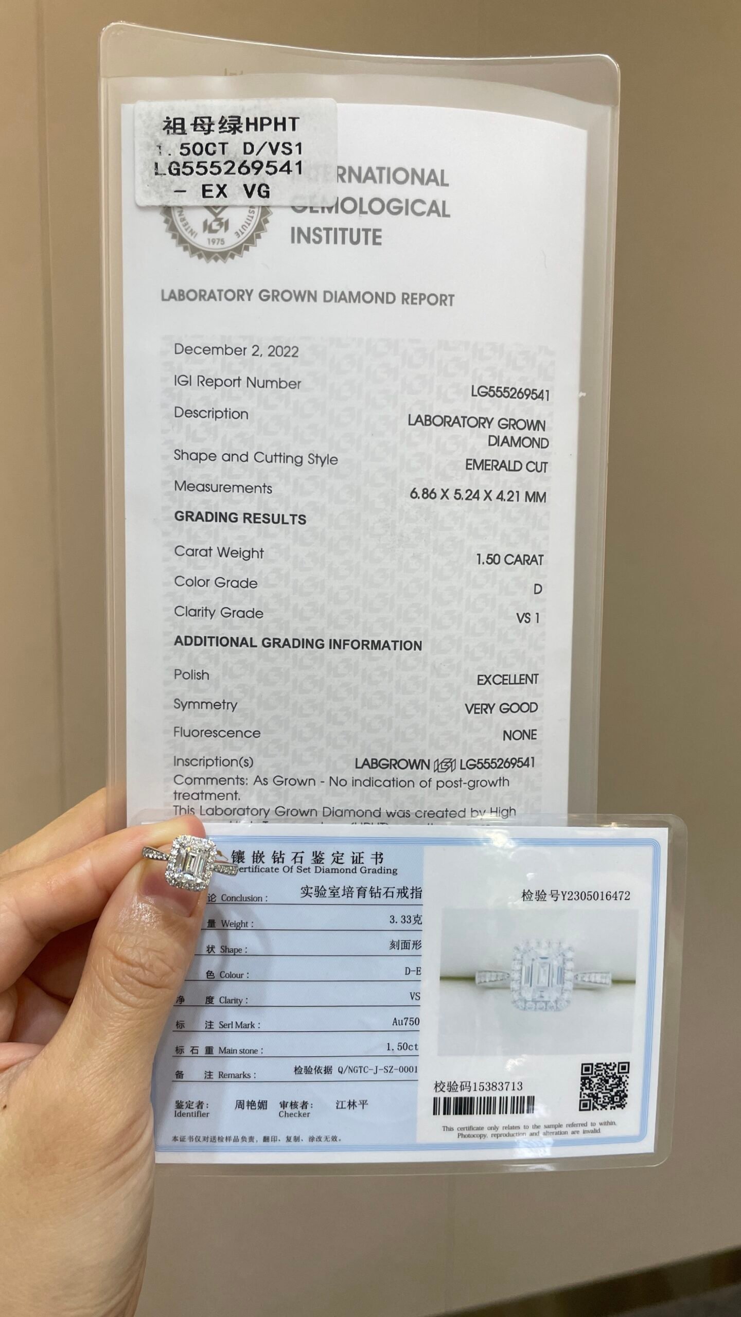 customizable diamond ring, igi certified 1.5ct emerald cut diamond, 14k/18k gold engagement ring, perfect for a proposal customizable diamond ring, igi certified 1.5ct emerald cut diamond, 14k/18k gold engagement ring, perfect for a proposal